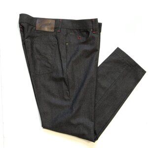 Pescarolo Nerano M 18 Pants Trousers Mens 54 36 Dark Gray Straight Leg 5 Pocket